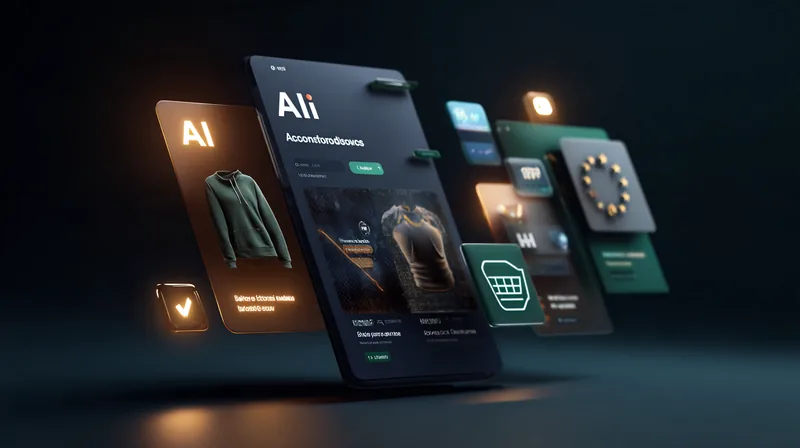KI-gekennzeichnete Produktseiten in einem Onlineshop mit EU-Sternen
